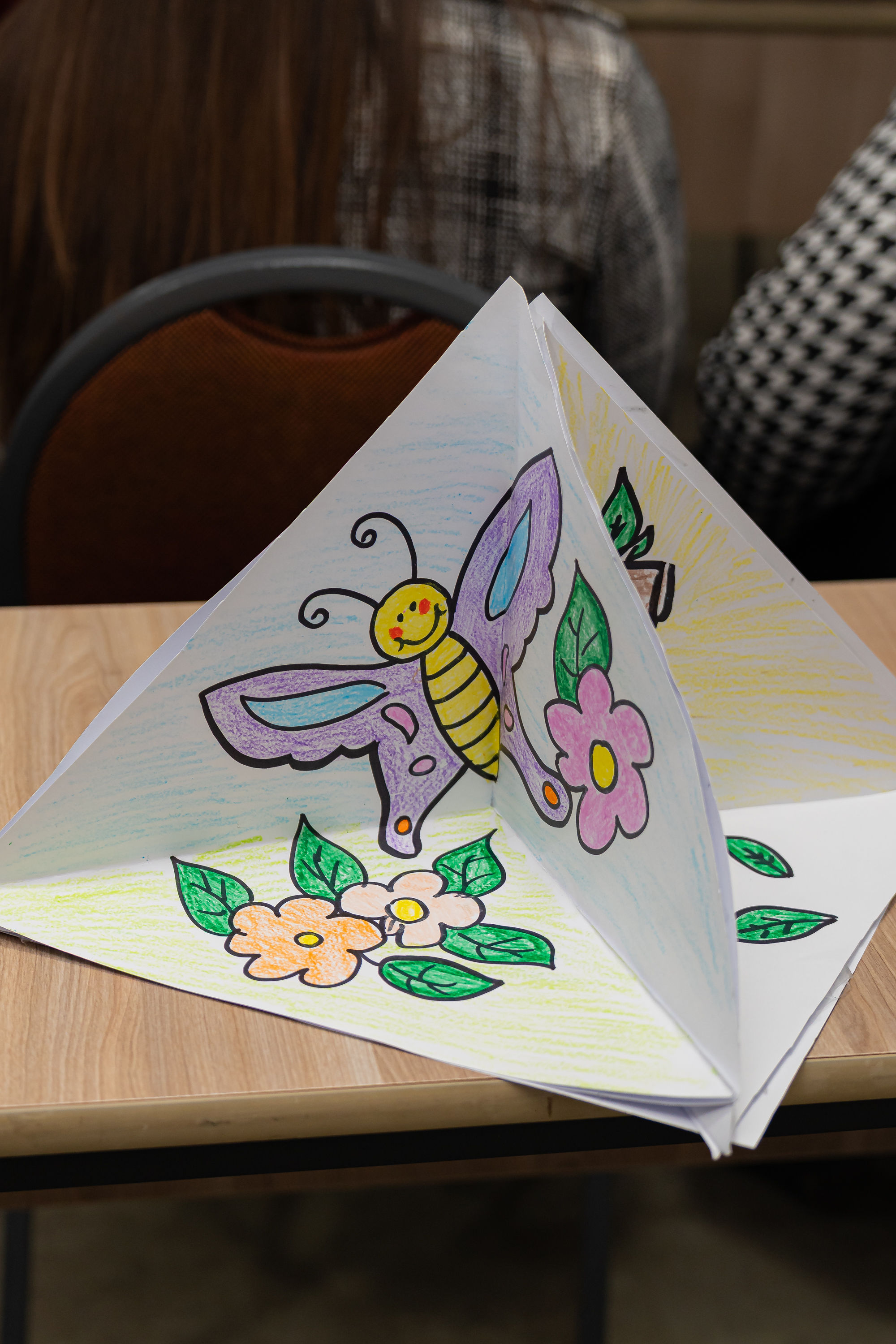 Cometa diseñada por participante